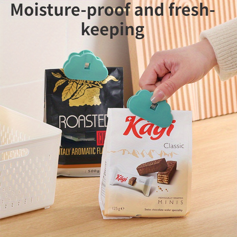 1pc Plastic Food Sealing Bag Clip Food Fresh Keeping Moisture-proof Close  Clip Snack Potato Chips