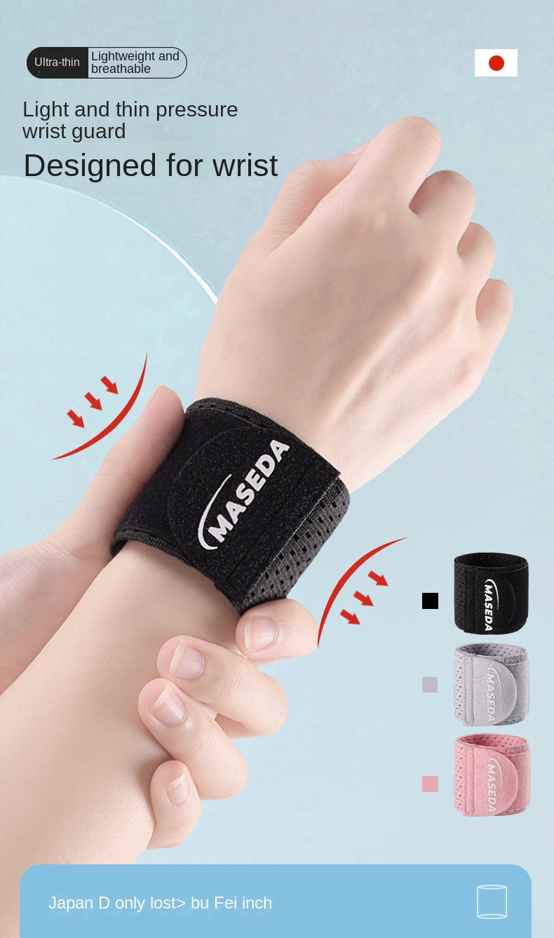 Order A Size Up Ultra Thin Breathable Wrist Guard Sports Tendon