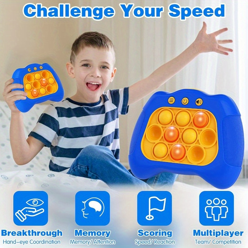 Finger Press Handheld Game Console Toy Electric Pop-Puzzle Stress