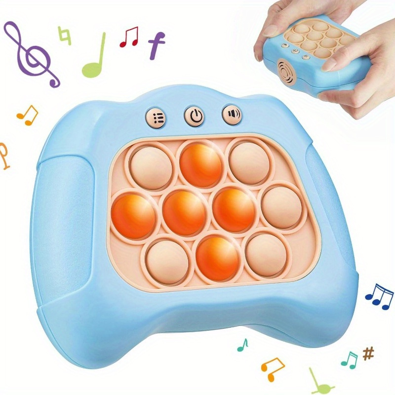 New Original Quick Push Game Pop Up Fidget Bubble Electronic Pop Game Light  Anti-stress Toys