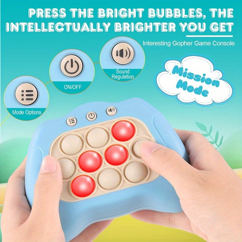 Console De Jeu Quick Push Bubbles,Jeu Fidget électronique