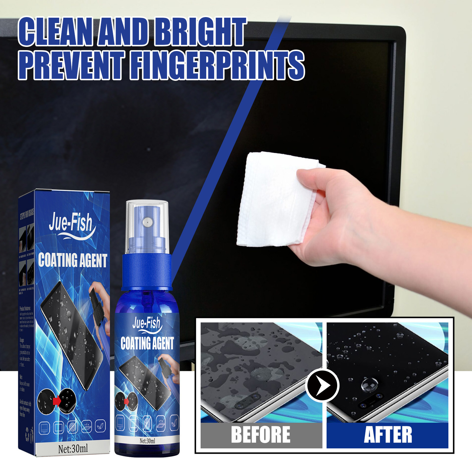 Screen Coating Agent Mobile Phone Screen Cleaner Glass - Temu