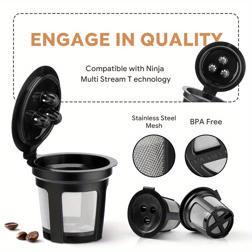 Reusable Coffee Capsule Filter Base Combo: The Perfect - Temu