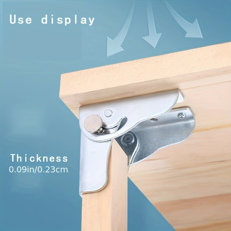 Cheap For Chair Tables Steel 90 Degree Self-Locking Folding Hinge