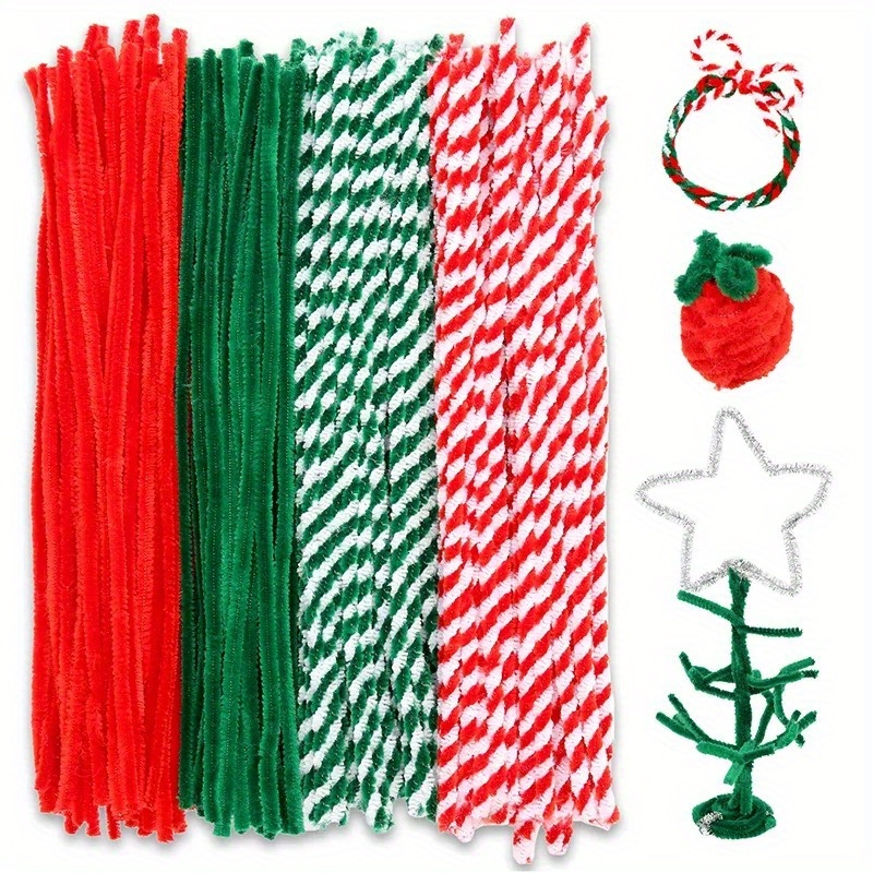 Christmas Glitter Twist Stick Craft Supplies Diy Arts And - Temu