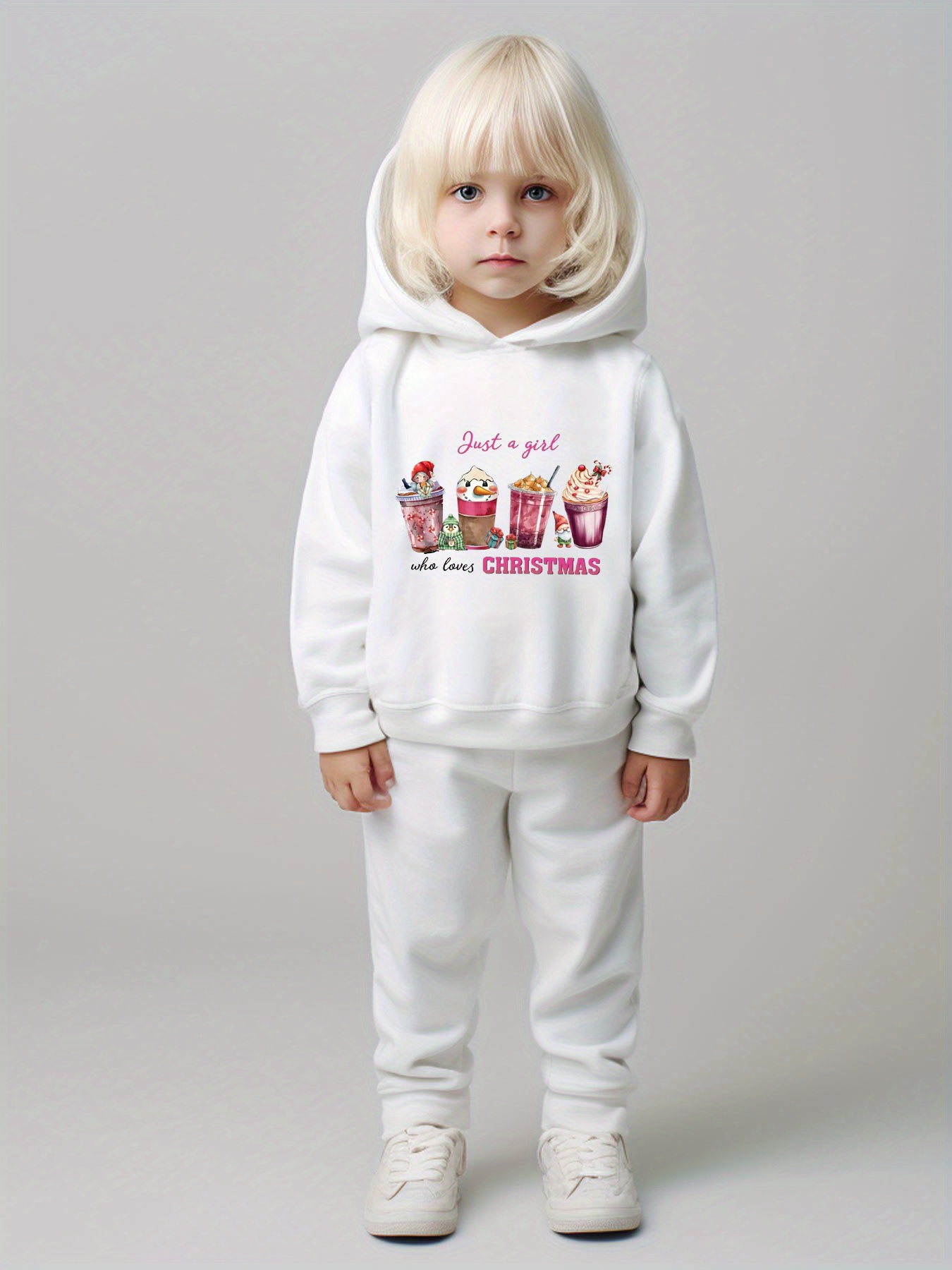 Christmas Theme Dwarf Snowman Cream Coffee Pattern Pullover Temu