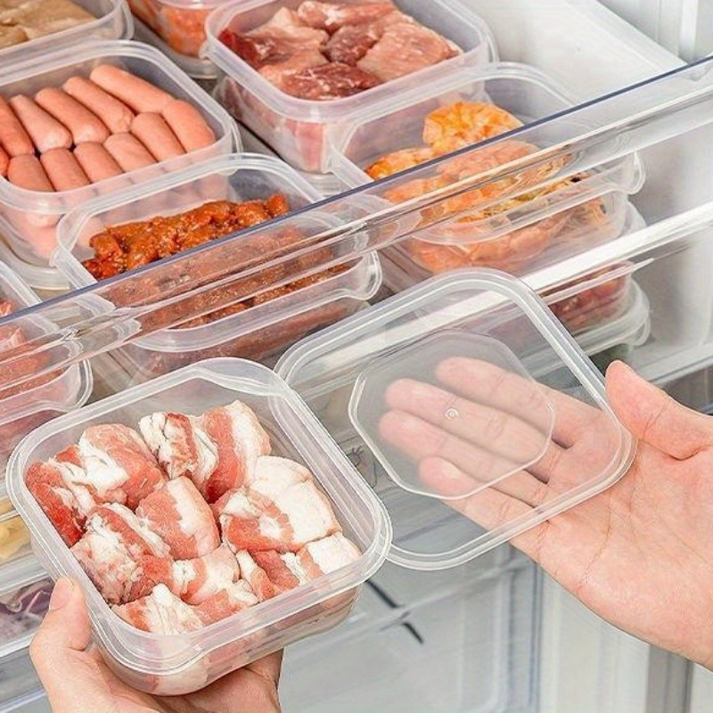 Low Profile Plastic Bacon Box With Lid - Perfect For Cold Cuts, Cheese, And  - Keeps Food Fresh In The Refrigerator - Temu Czech Republic