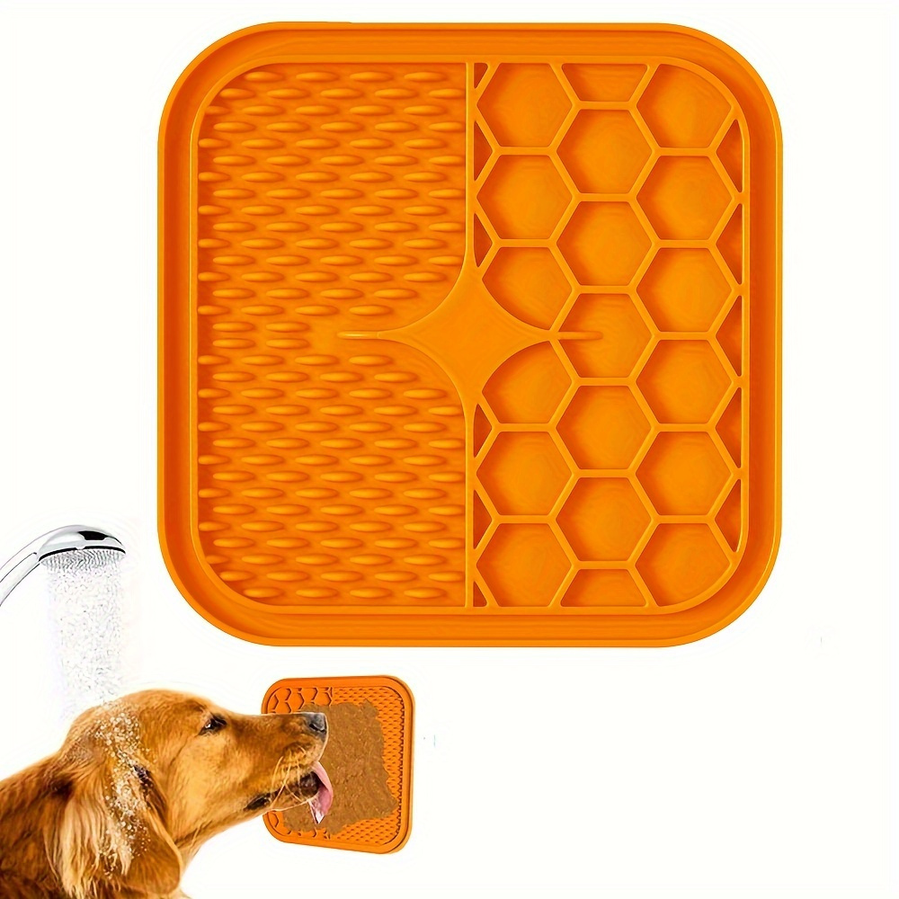 Dog Licking Pad, Silicone Slow Feeder Dog Plate Mat Dog Lick Mat With  Suction Cups, Dog Food Shovel Small Spatula - Temu