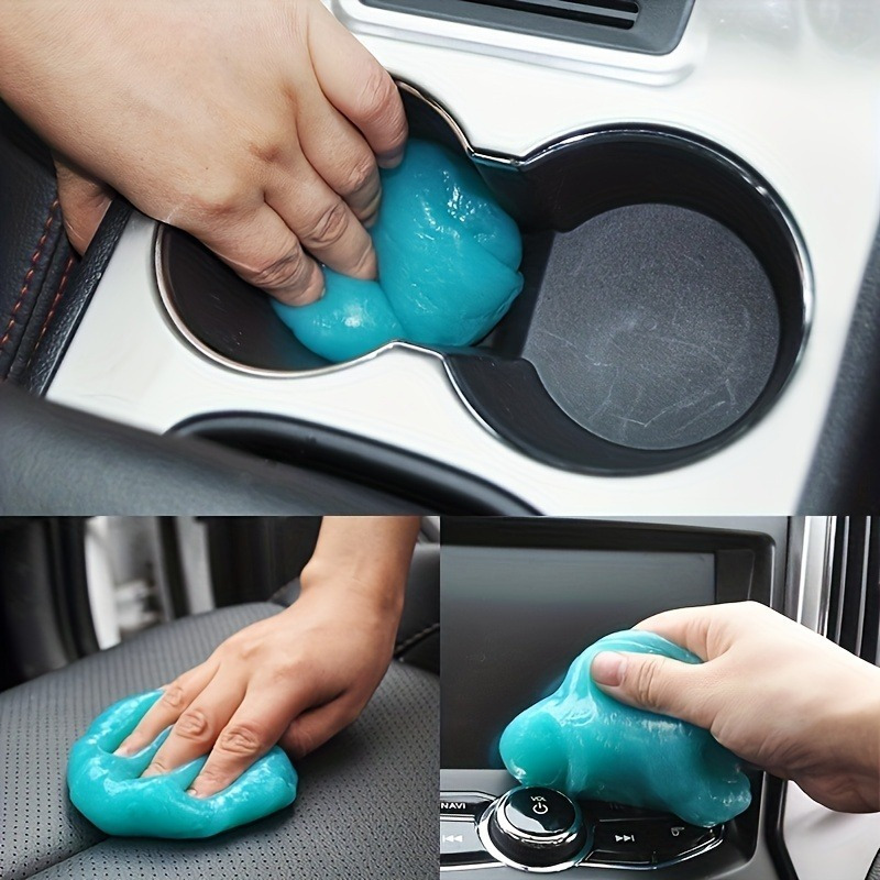 Universal Cleaning Gel for Car Detailing, Reusable Car Interior Cleaner Putty, Auto Slime Dust Car Cleaner Supplies, Size: 200g, Green