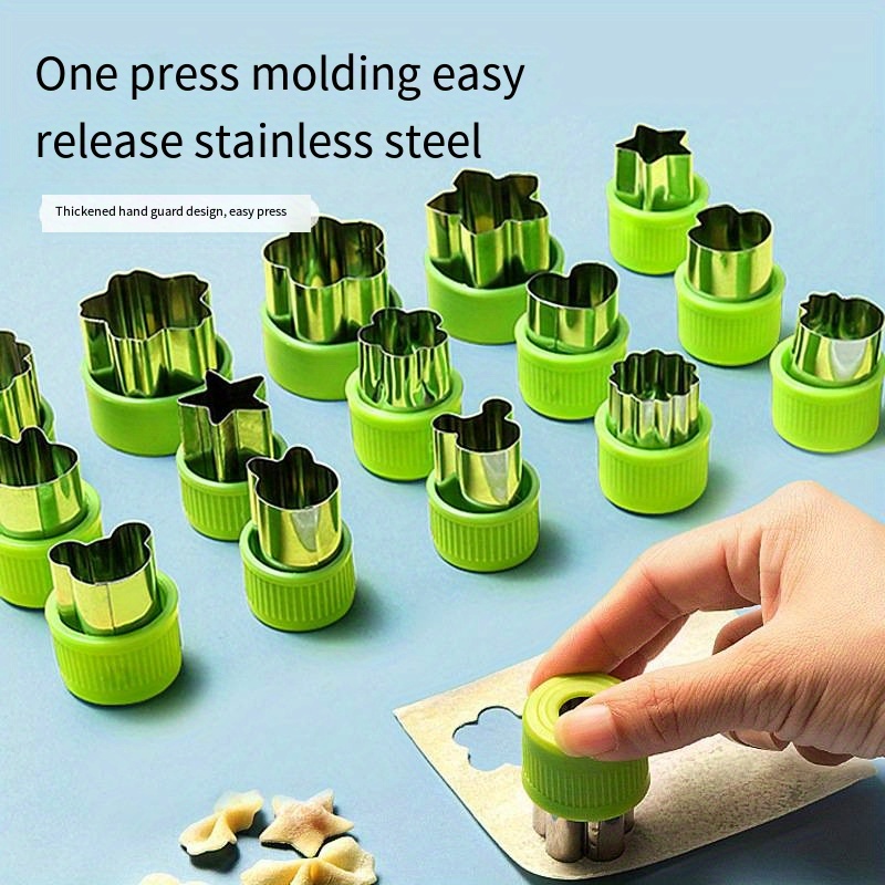 Fruit & Vegetable Cutter 9Pcs Set Stainless Steel
