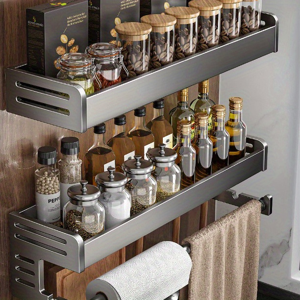 Kitchen Rack Spoon Board Storage Hook Removable - Temu