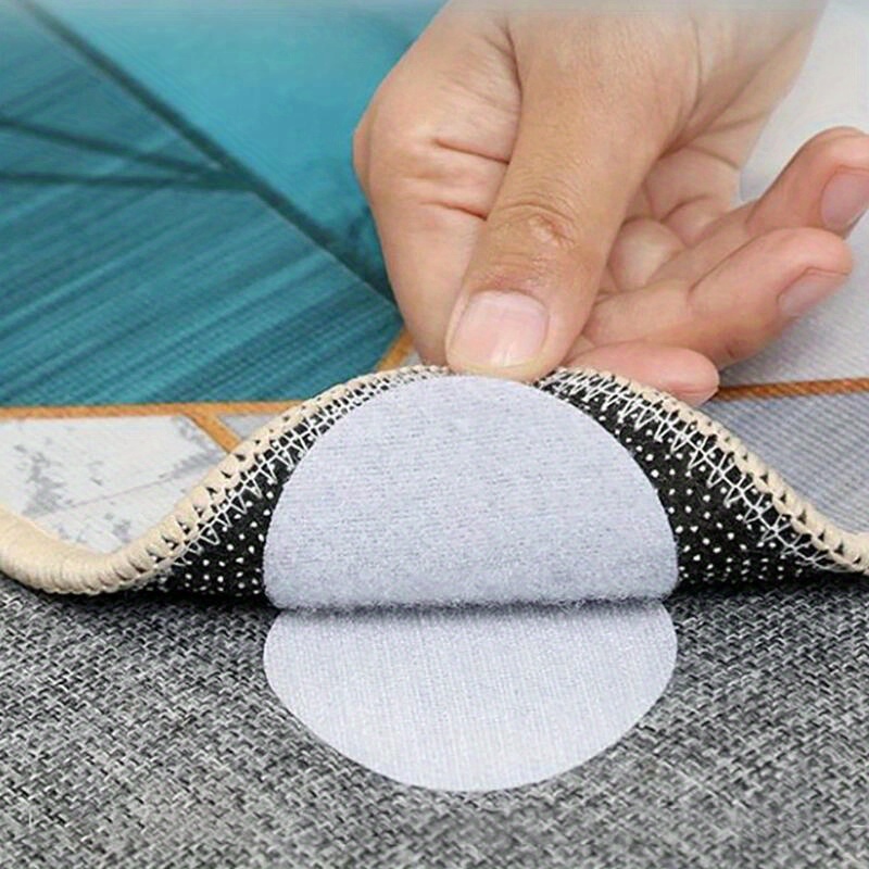 Acheter Autocollants à points de fixation auto-adhésifs forts, 10 pièces,  bande adhésive à boucle à crochet pour drap de lit, tapis de canapé, tapis  antidérapants