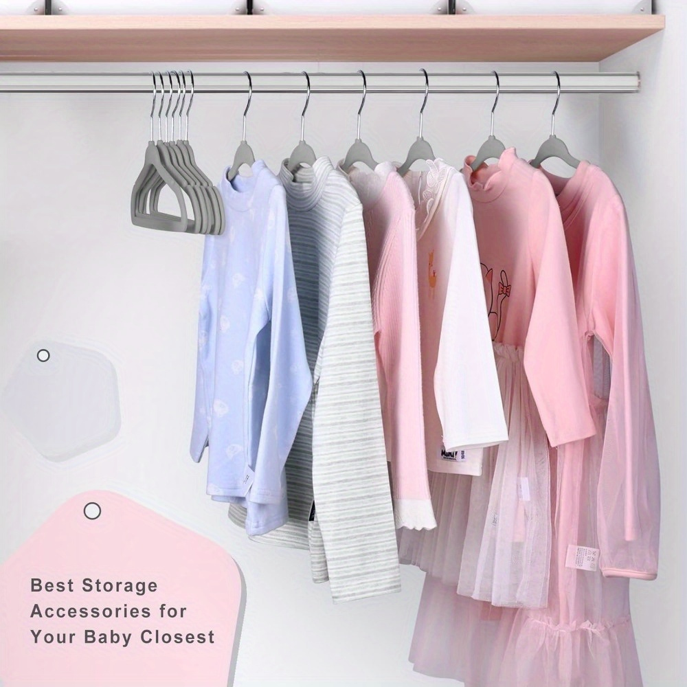 Hangers Kid Clothes Racks Baby, Space Saving Hangers Kids