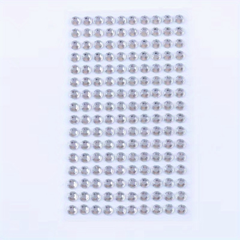 Stickers, Transparent Synthetic Gemstone Stickers For Face, Nail Self-adhesive, Glitter Jewelry Stickers For Hair And Face Makeup Decoration