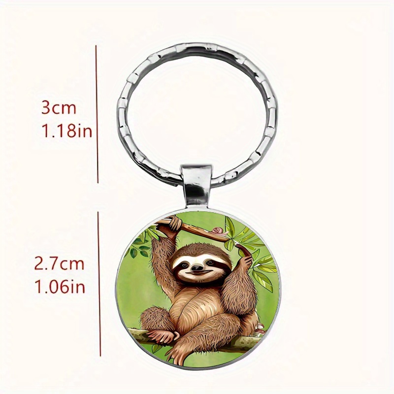 Sloth keychain sales