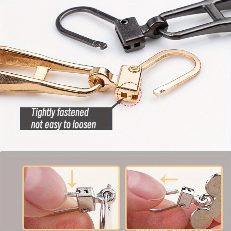 4pcs Detachable Zipper Hooks Universal Puller For Luggage