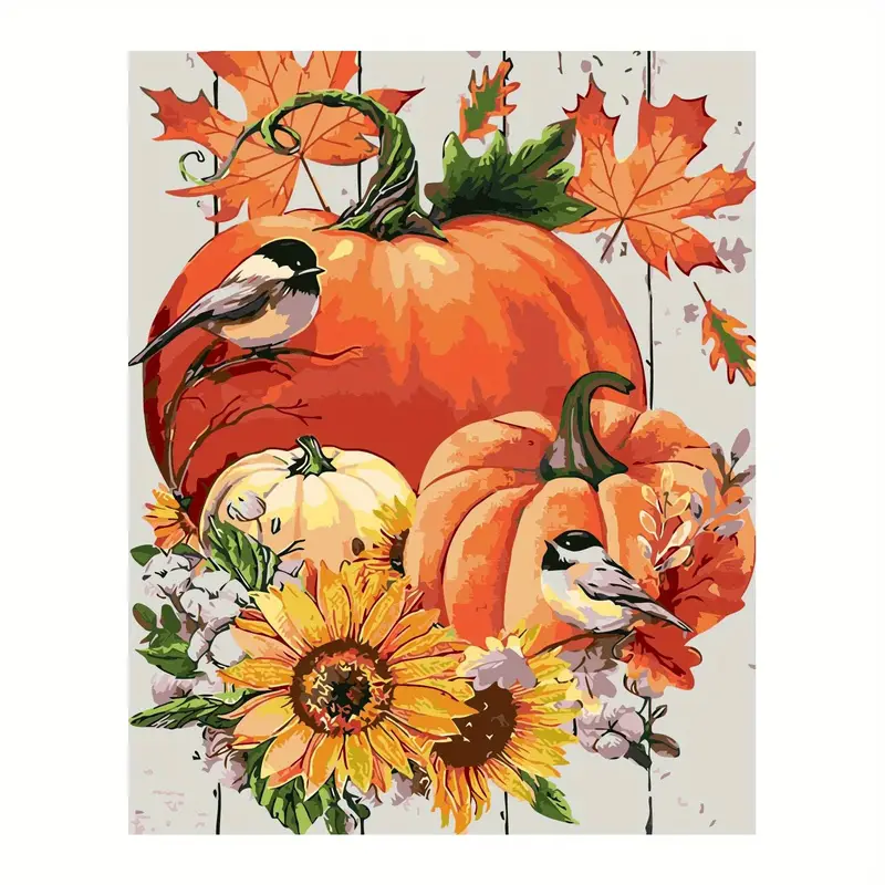 Fall Paint By Numbers For Adults Beginner Thanksgiving Pumpkin Painting By  Number Kits On Canvas With Brushes And Paint Autumn Home Wall Decor Mural  No Framed - Temu Australia