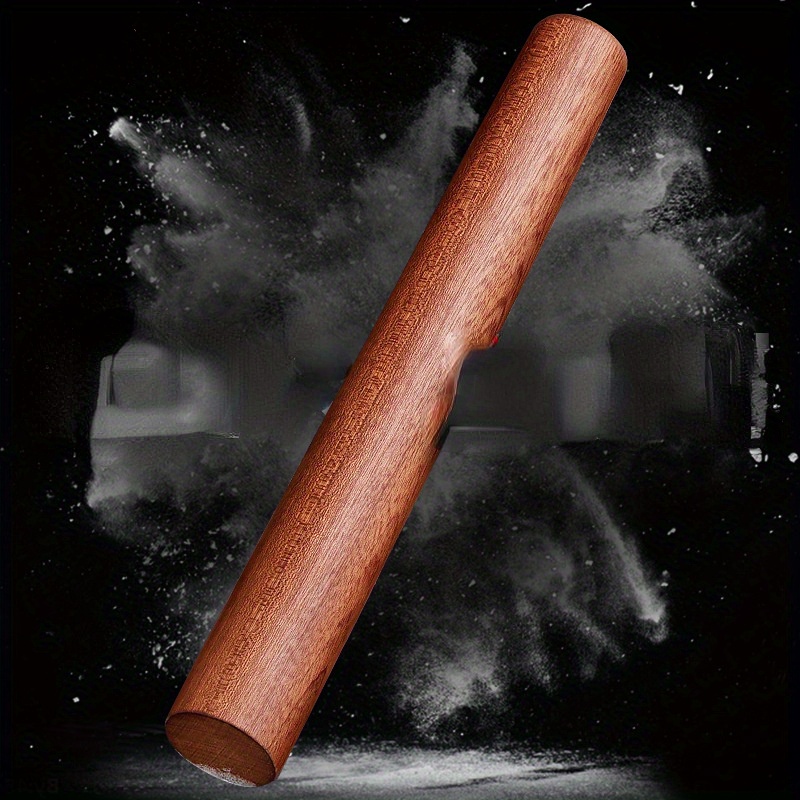 French Rolling Pin - Wooden Dough Roller For Pizza, Pasta & Baking