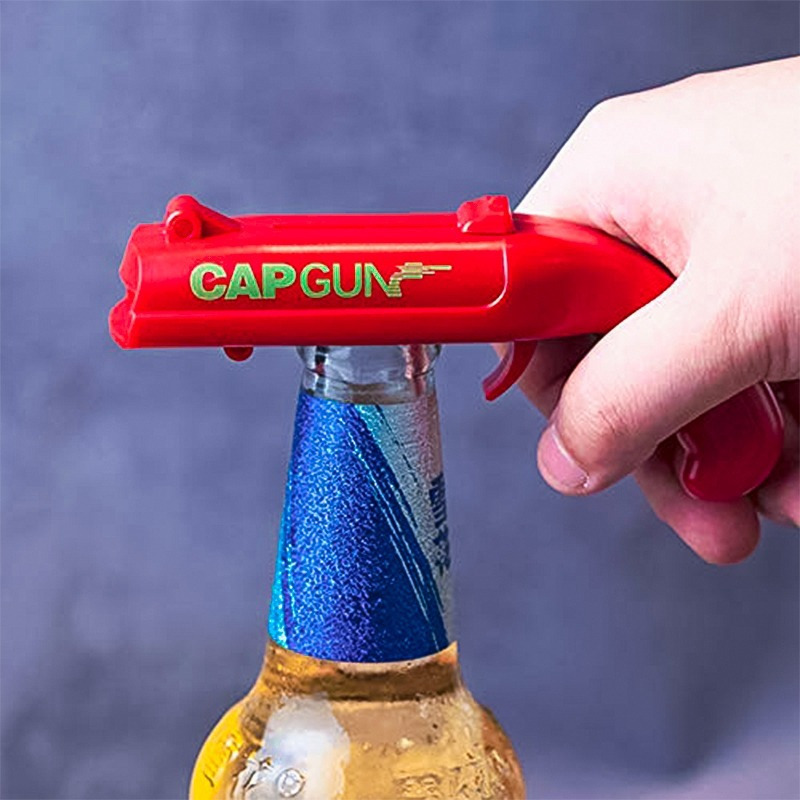 For Innovative Shotgun Tool with Built-In Funnel Portable Beer Bottle  Opener