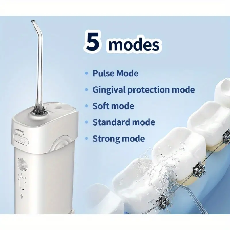 ms16 electric tooth flosser convenient and compact home portable oral rinser braces cleaner details 9
