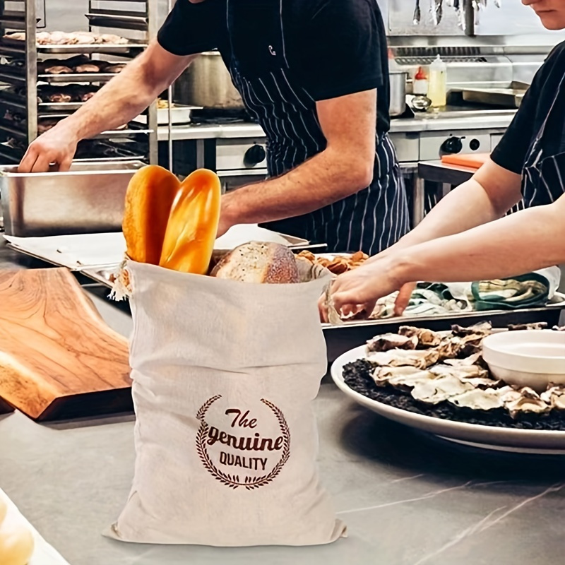 Bolsas de pan de lino reutilizables para pan casero, bolsas de  almacenamiento de pan artesanal, bolsas de almacenamiento de pan artesanal,  bolsas de