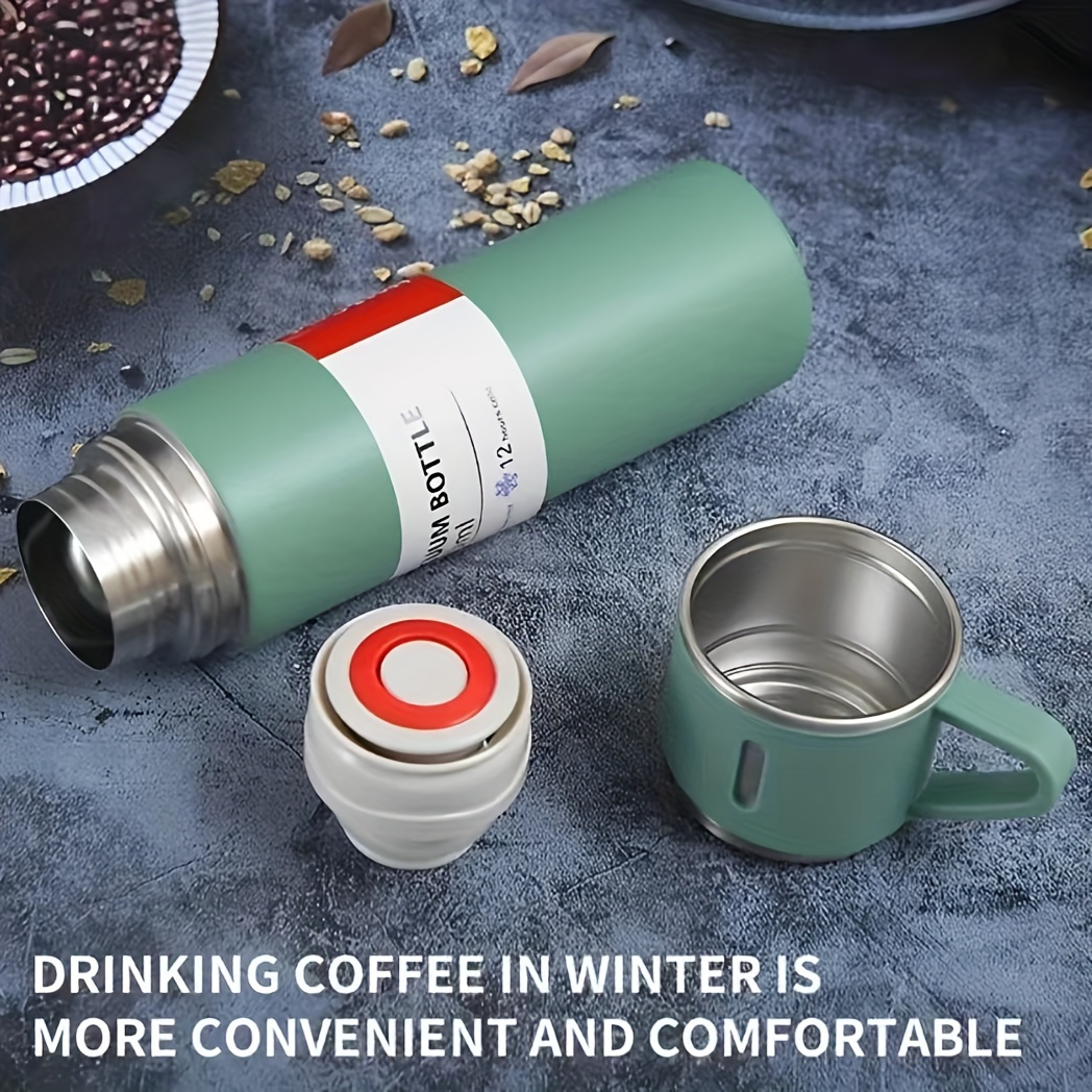 Taza Térmica de Acero Inoxidable para Té, Café y Agua, Termo con Aislamiento