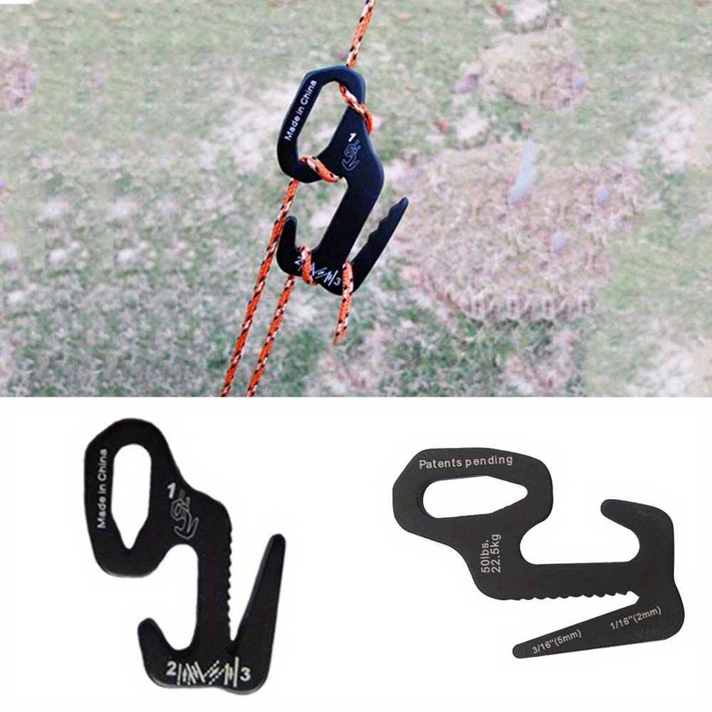 Aluminum Alloy Paracord Buckles Tent S shaped Buckle Wind - Temu