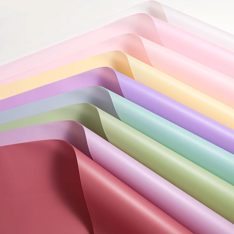 Gradient Matte Wrapping Paper Flower Wrapping Paper - Temu