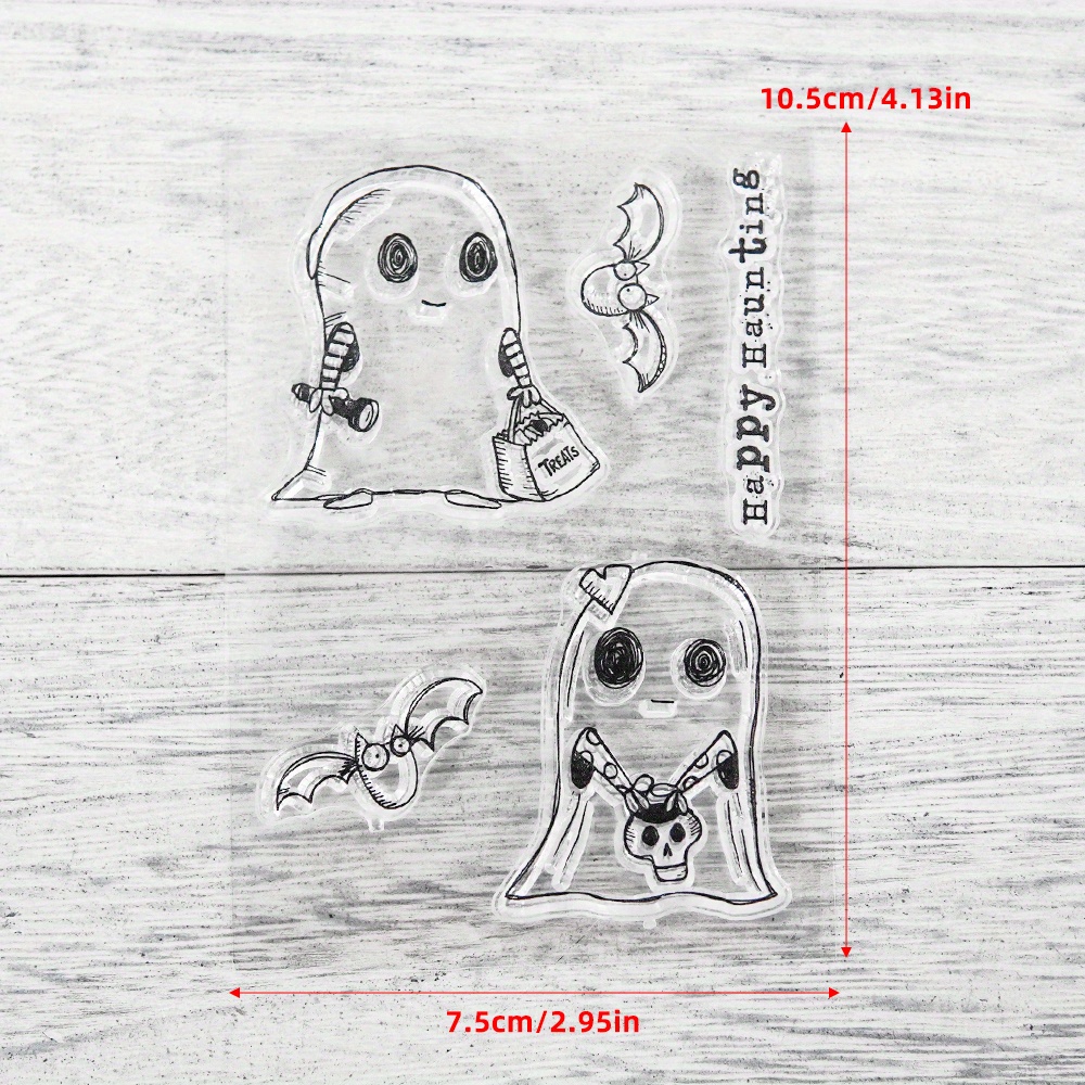 Happy Halloween Clear Stamps Sets Card Making ： Rip / Stone Steles On  Halloween Night / A Burning Candle Clear Stamps For Diy Craft Art Handmade  Gift Blessing Birthday Thanks Card Halloween Card - Temu