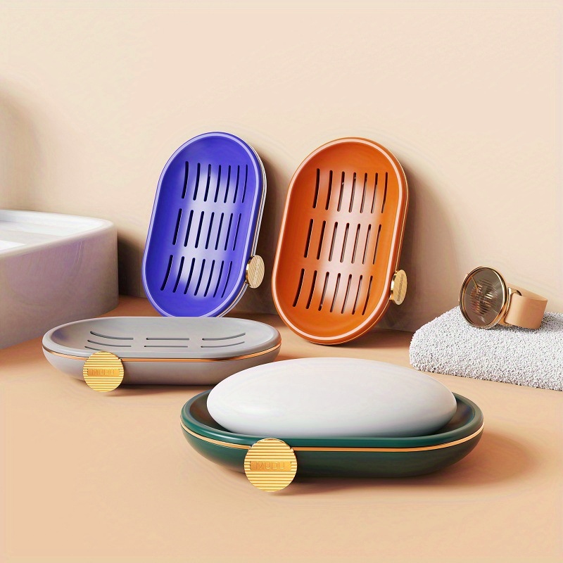 Creative Soap Dish Drainage Organizer