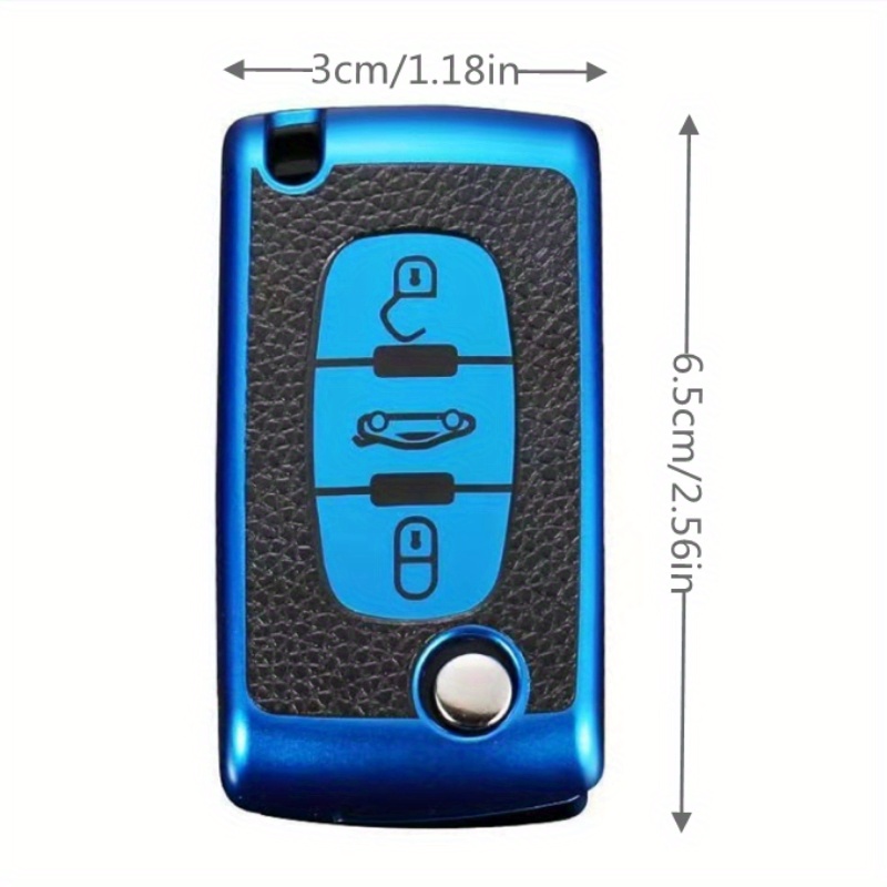 Special For Dongfeng For Peugeot Old Model 307 Car Key Cover - Temu