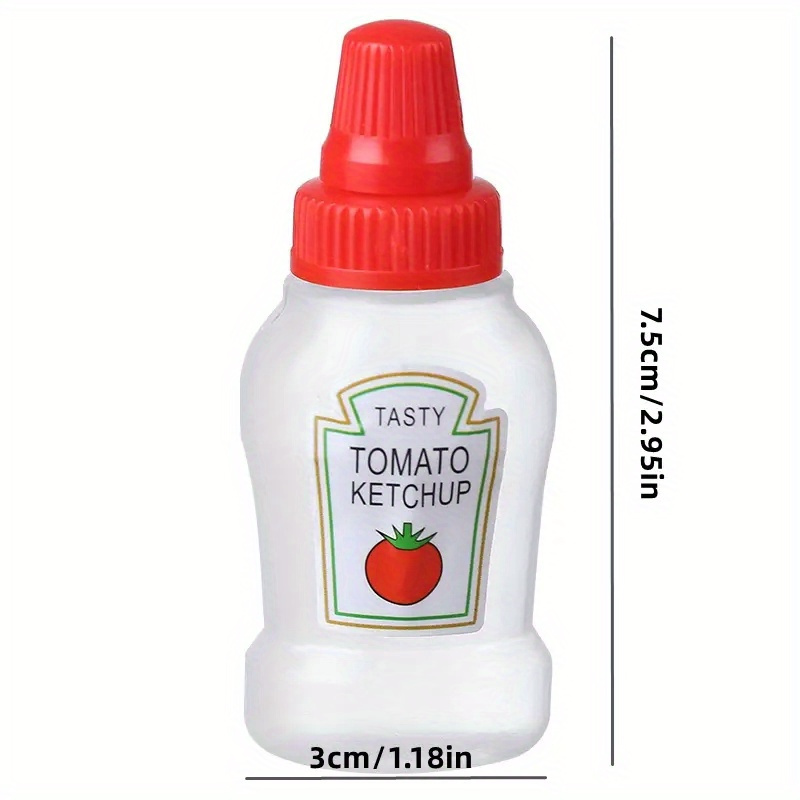 12pcs Wxoieod Mini Condiment Bottles Lunch Box Mini Tomato Sauce