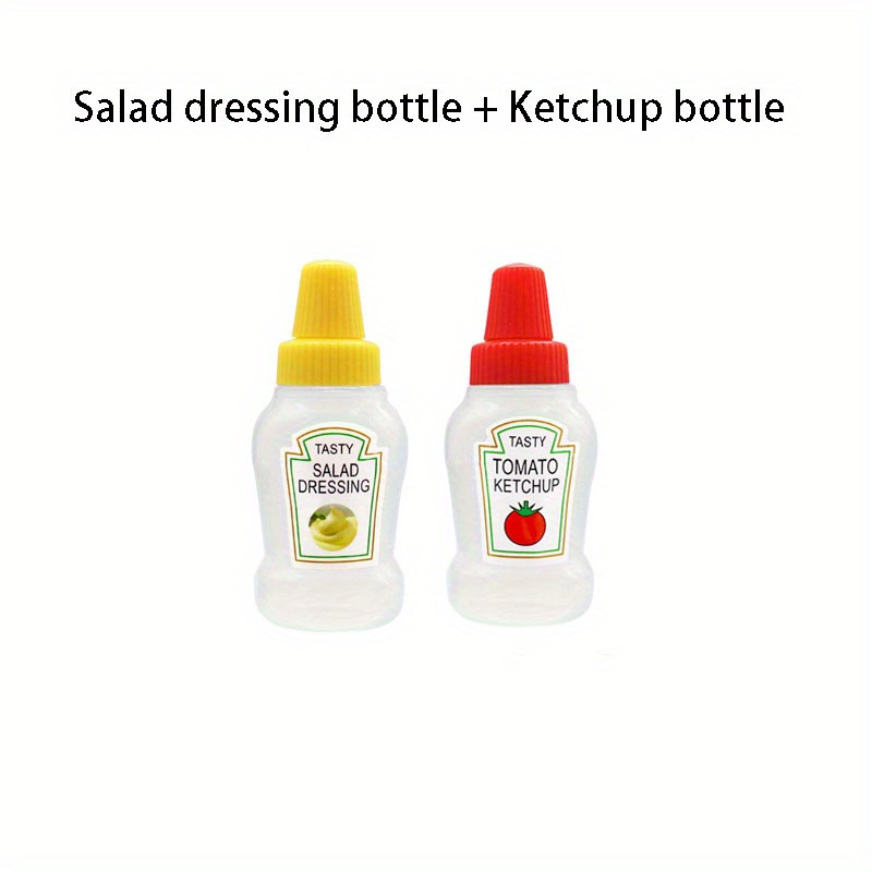 Mini Portable Condiment Bottles Perfect For On the go - Temu