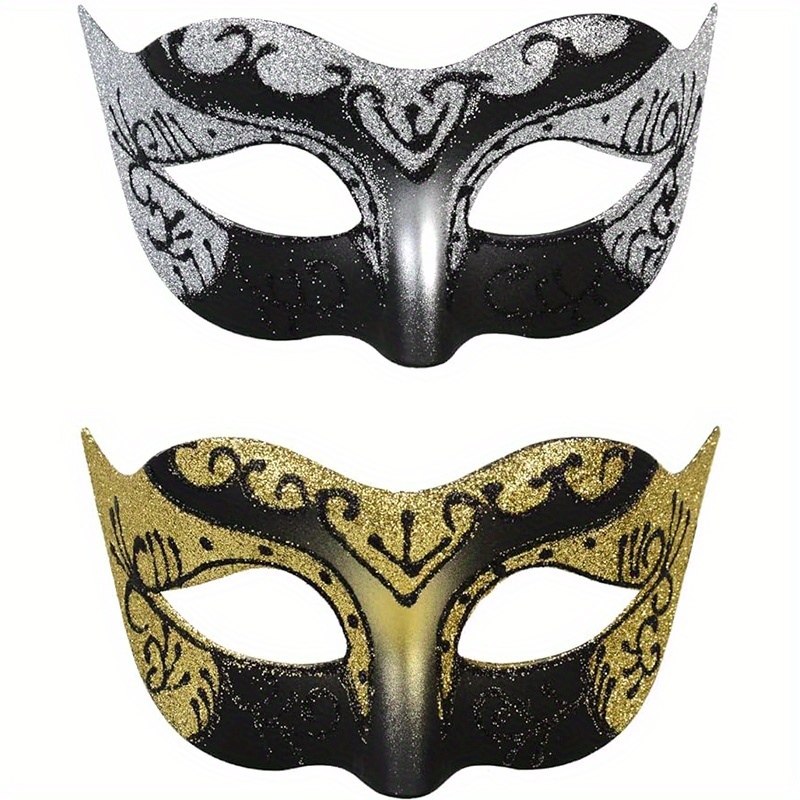 ToySdeal Máscara Mascarada Parejas, Mascara Veneciana Hombre Mujer, Antifaz  Carnaval para Noche de Mascara, Mascara Carnaval Halloween Fiesta de