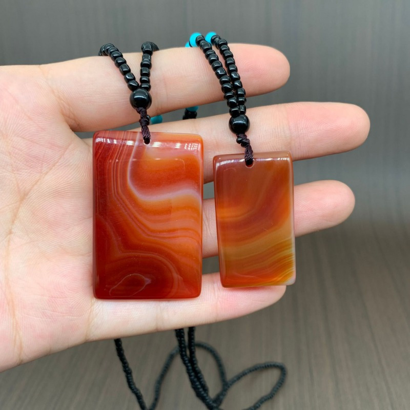 Stone Pendant Couple Necklace for Men