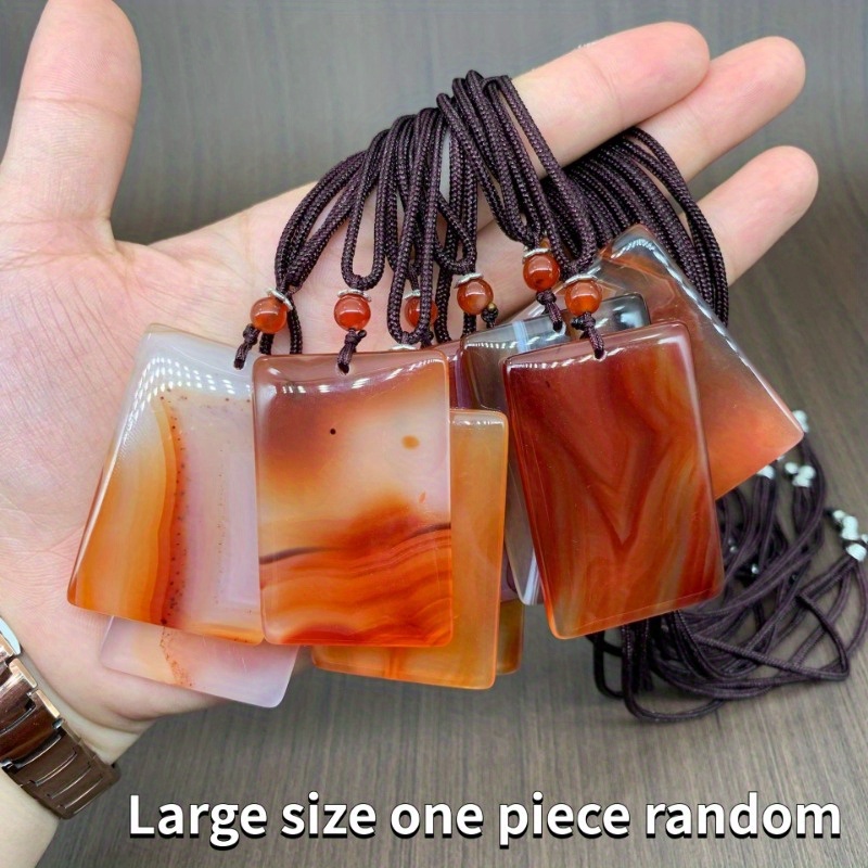 Stone Pendant Couple Necklace for Men