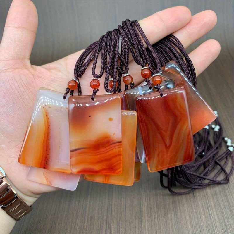Stone Pendant Couple Necklace for Men