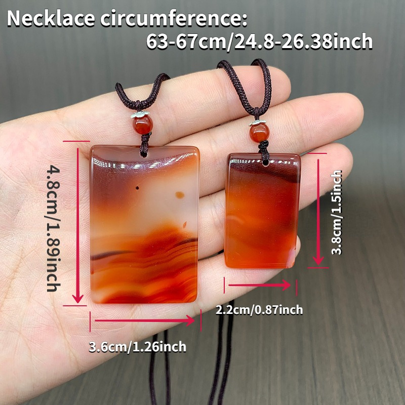 Stone Pendant Couple Necklace for Men