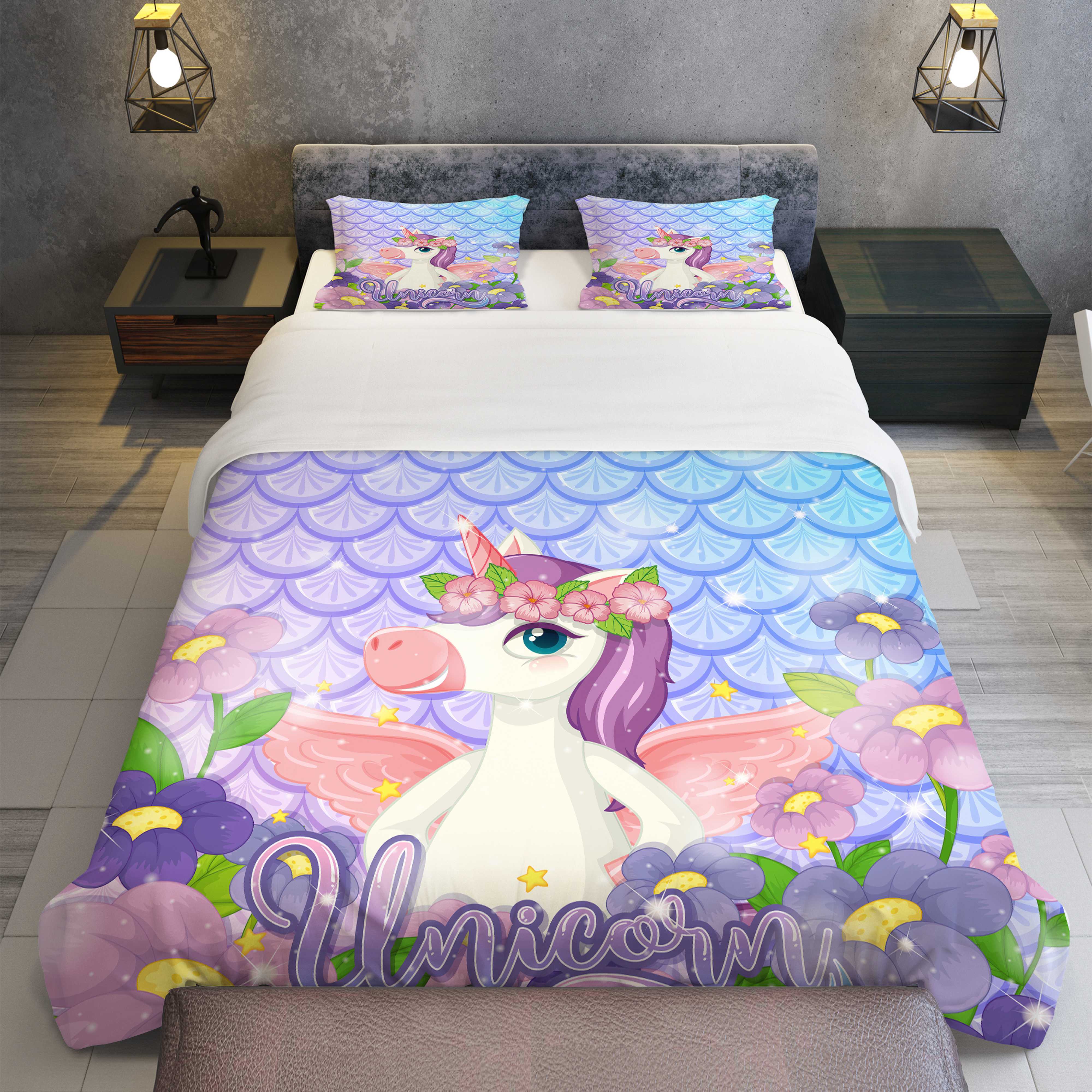 Unicorn mermaid outlet bedding