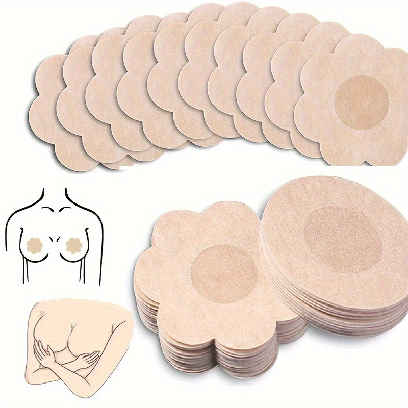 Boob Tape Breast Lift Tape Adhesive Bra for AE Cup with 1 Pairs Reusable  Silicone Nipple Covers and 40Pcs Clothing & Body Tape
