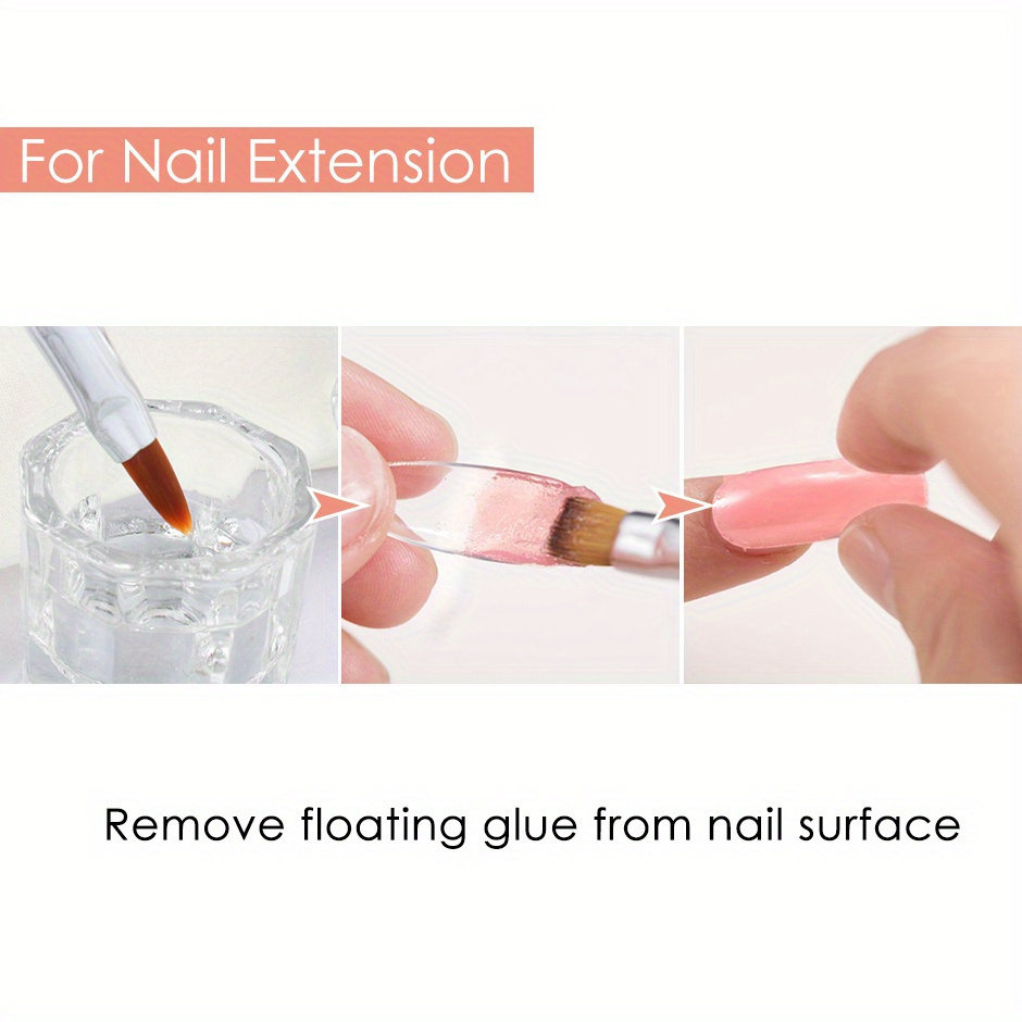 35ml Nail Brush Cleaner Restorer Acrylic Gel Nail Polish Sticky