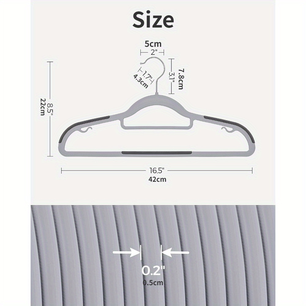 Clothes Hangers With Non-slip Design, Traceless Clothes Racks, Sturdy Heavy  Duty Coat Durable Hangers, Household Clothes Drying Storage And  Organization For Bedroom, Bathroom, Home - Temu New Zealand