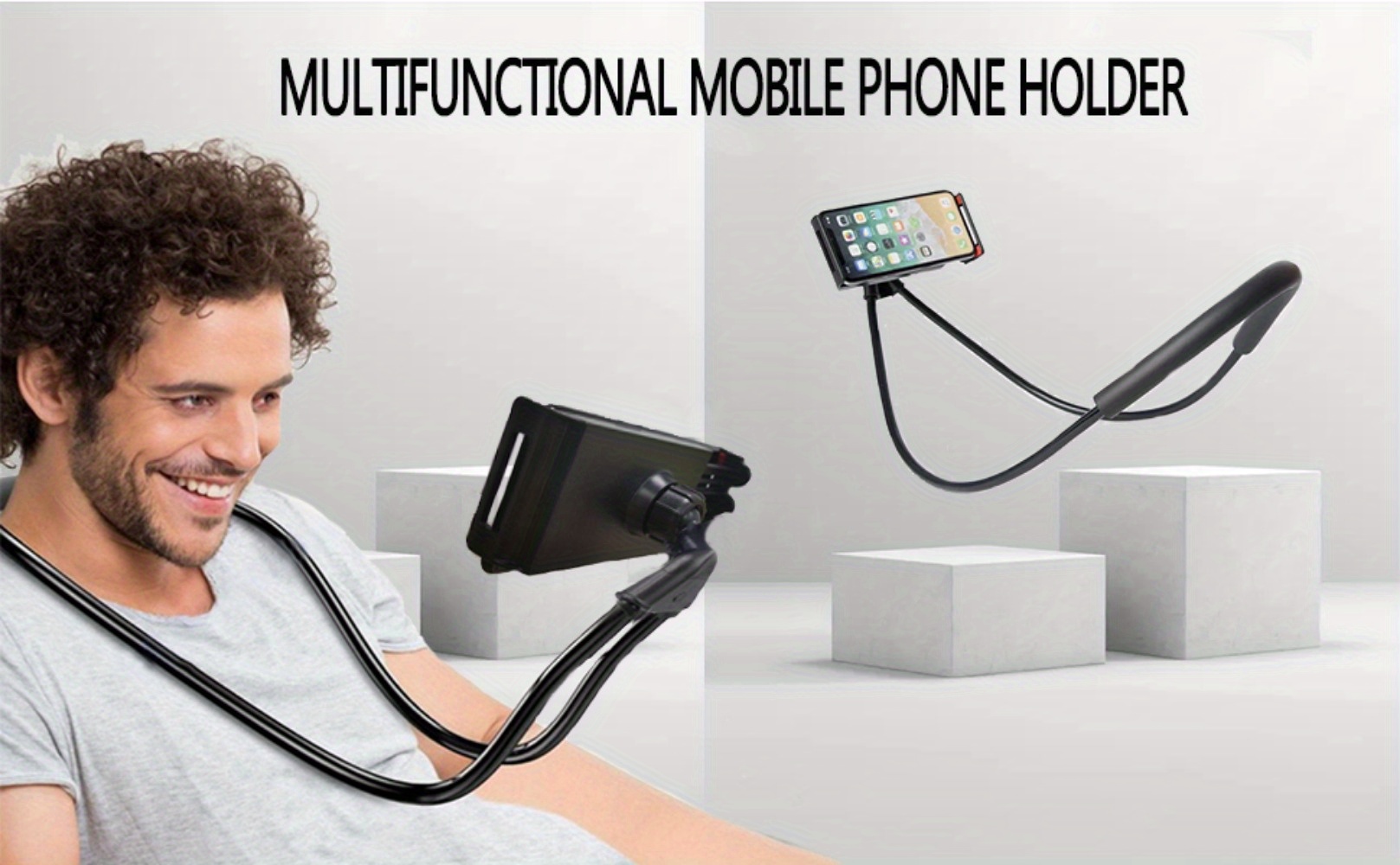 Soporte Universal Flexible para teléfono móvil, colgante para