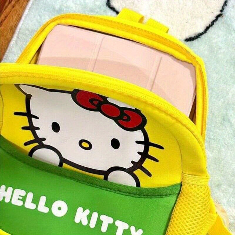 Hello kitty backpack Girl cute school bag cartoon student kid bag no pendant