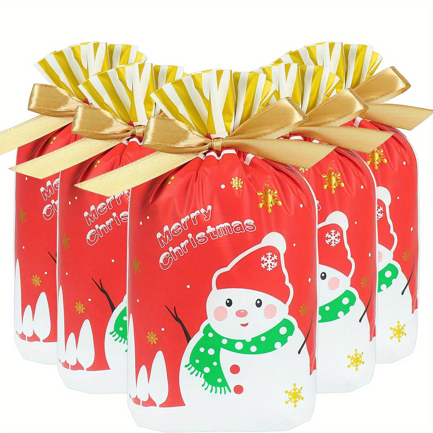 Craspire 1 Bag Christmas Theme Rectangle Plastic Zip Lock Candy Storage Bags,  Self Seal Bag, for Biscuit & Candy Packaging, Santa Claus, 220x155x0.1mm,  50pcs/bag – CRASPIRE