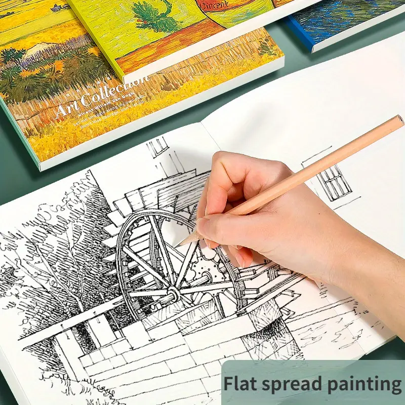 20k Quaderno Schizzi Pittura Olio Van Gogh, Pittura Artistica, Carta Disegno  A Mano, 80 Libri Disegno Spessi, Acquista , Risparmia