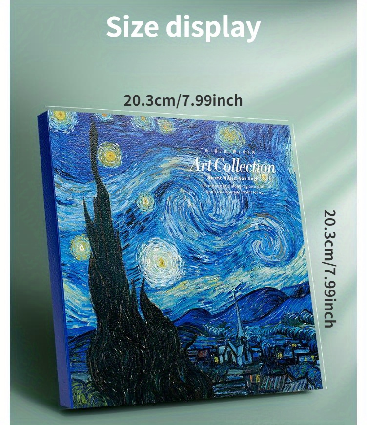 20k Van Gogh Oil Painting Sketch Book Art Painting Hand - Temu