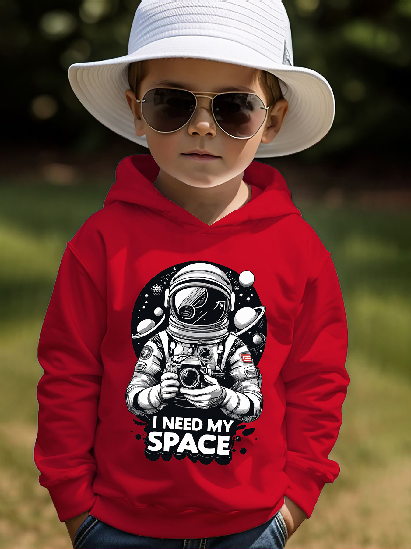 Space sales bucket hoodie