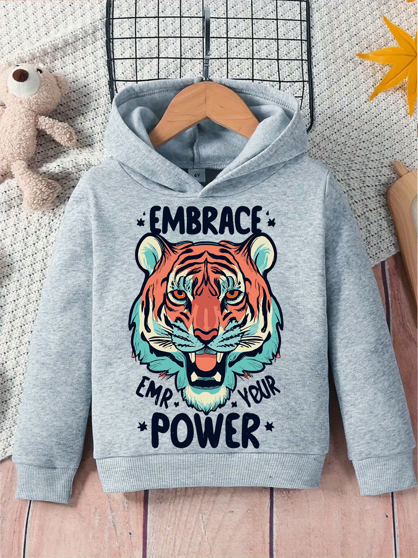 Kids hot sale tiger hoodie