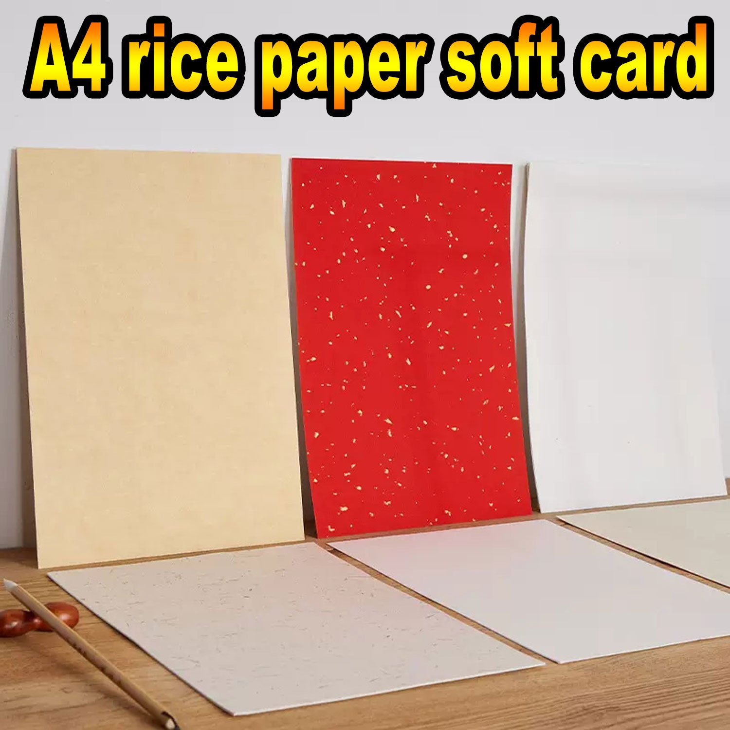 100pcs Rice Paper, Writing Paper, Paper For Traditional Chinese Painting  And Calligraphy, Paper For Writing Brushes, Thickened Printing Rice Paper